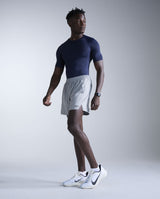 Core Compression Short Sleeve, Navy/Navy