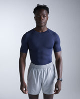 Core Compression Short Sleeve, Navy/Navy