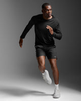 Aero Mesh Long Sleeve, Black/Silver Reflective