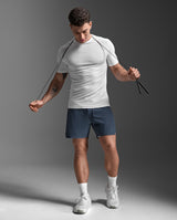 Motion 2-In-1 5 Inch Shorts, Indigo/White