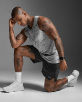 Aero Mesh Tank, Weathervane Marble/Black Reflective