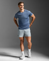 Aero Mesh Tee, Indigo/Black Reflective