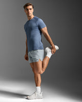 Aero Mesh Tee, Indigo/Black Reflective