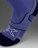 Vectr Cushion Crew Socks, Future Dusk/White