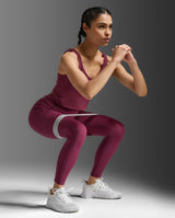 Form Stash Hi-Rise Compression Tights, Amaretto/Amaretto