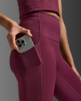Form Stash Hi-Rise Compression Tights, Amaretto/Amaretto