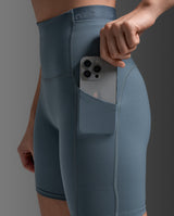 Form Stash Hi-Rise Bike Shorts, Dark Sage/Dark Sage