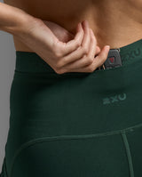 Form Stash Hi-Rise Bike Shorts, Ever Green/Ever Green