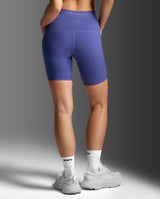Form Stash Hi-Rise Compression 6 Inch Shorts, Future Dusk/Future Dusk