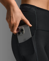 Form Stash Hi-Rise Compression 7/8 Tights, Black/Black1