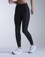 Light Speed Kinesis Hi-Rise Compression Tights, Black/Black