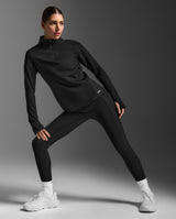 Ignition Haptic 1/4 Zip, Black/Silver Reflective