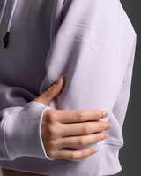 Form Smooth Spacer Crop Hoodie, Virtual Violet/Virtual Violet