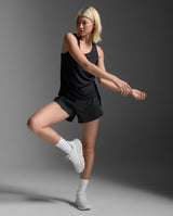 Aero Mesh Singlet, Black/Silver Reflective