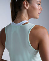 Aero Mesh Singlet, Mint Dust/Mint Reflective
