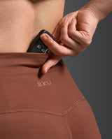 Fluid Hi-Rise Tights, Sepia/Sepia