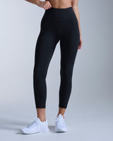 Fluid Hi-Rise 7/8 Tights, Black/Black