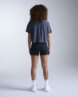 Form Soft Jersey Relaxed Tee, India Ink/White