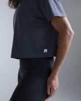 Form Soft Jersey Relaxed Tee, India Ink/White