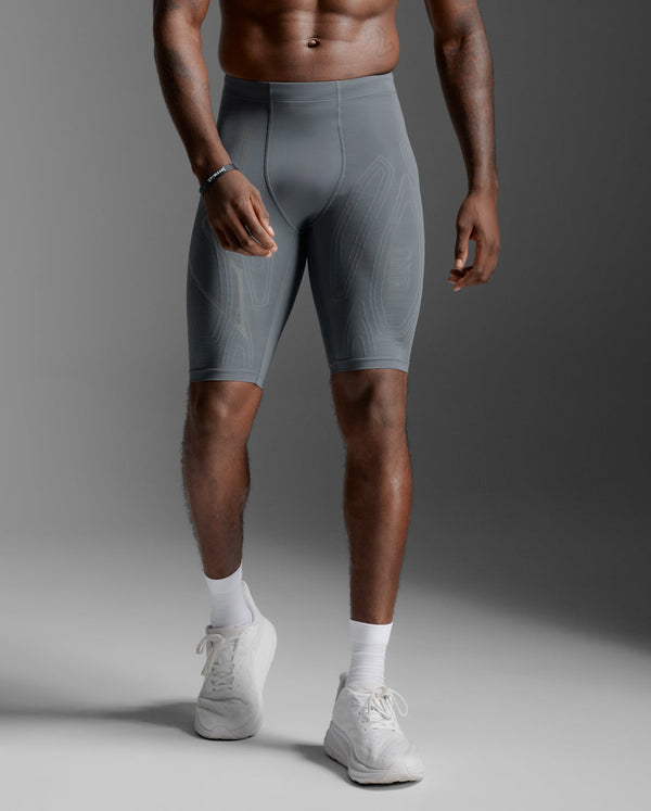 Light Speed Compression Shorts, Turbulence/Black Reflective