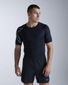 Core Compression Short Sleeve - BLACK/SILVER