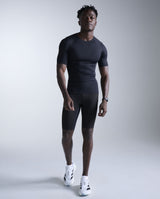 Core Compression Short Sleeve, Black/Black