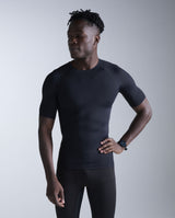 Core Compression Short Sleeve, Black/Black
