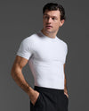 Core Compression Short Sleeve - WHITE/NO LOGO
