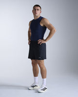 Core Compression Sleeveless, Navy/Navy