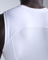 Core Compression Sleeveless, White/White