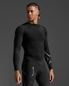 Ignition Compression Long Sleeve - BLACK/SILVER