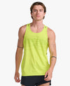 LIGHT SPEED SINGLET - VOLT/BLACK REFLECTIVE