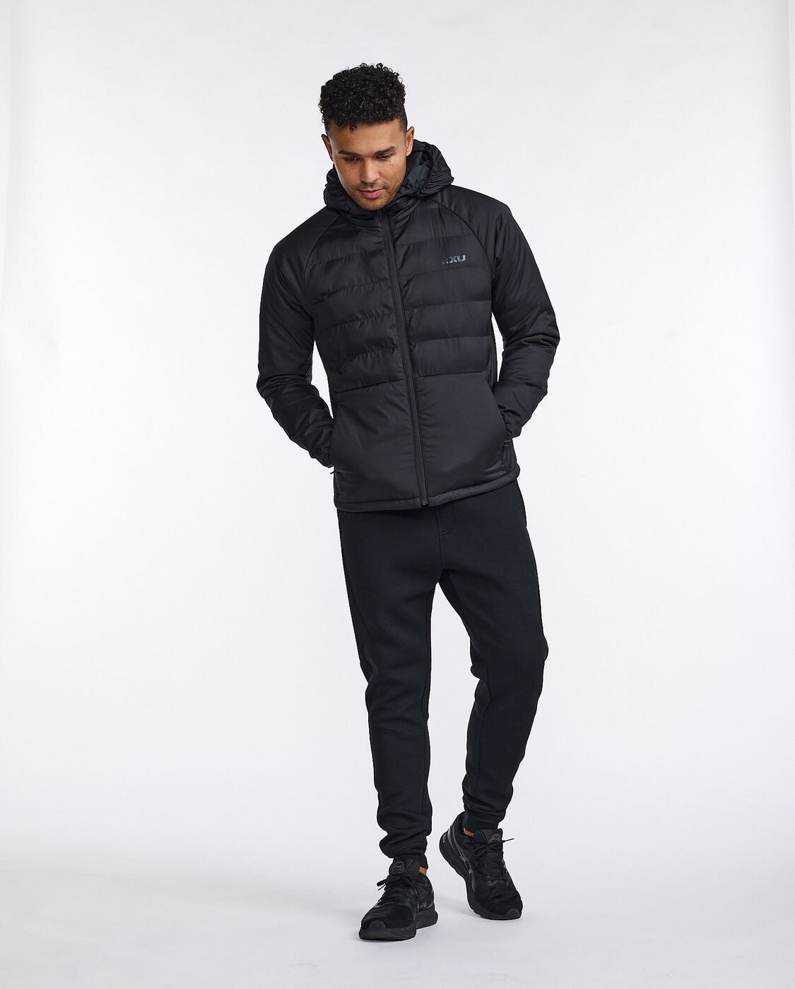 Commute Packable Insulation Jacket, Black/Turbulence