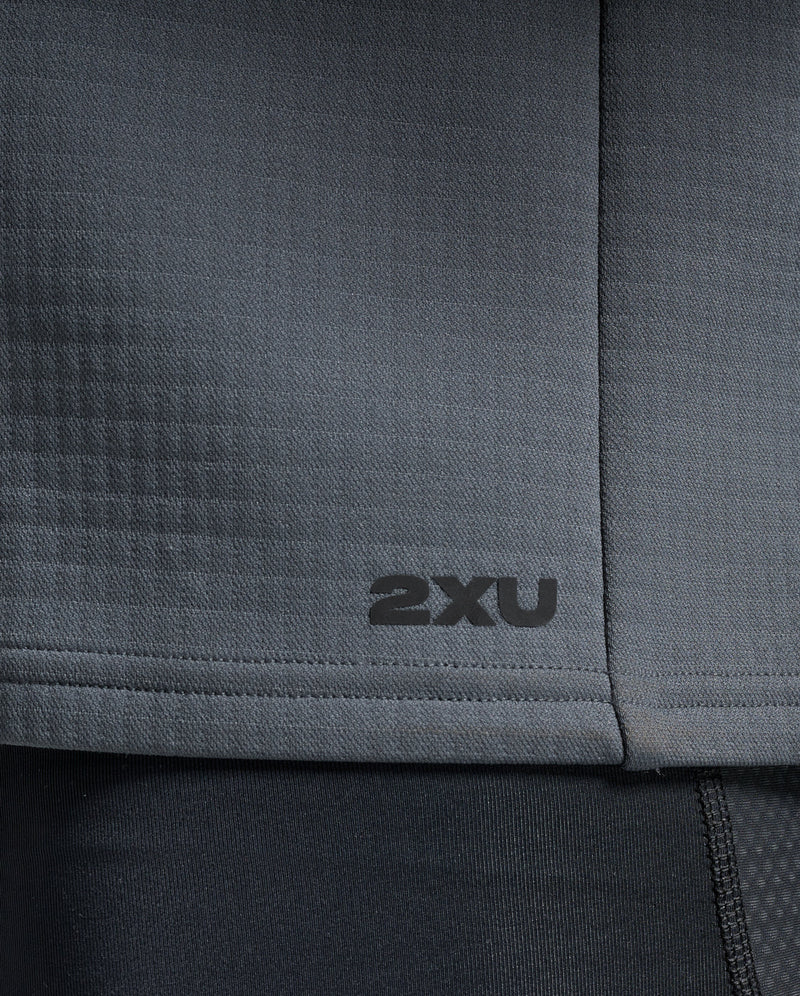 Ignition Haptic 1/4 Zip, Turbulence/Black Reflective