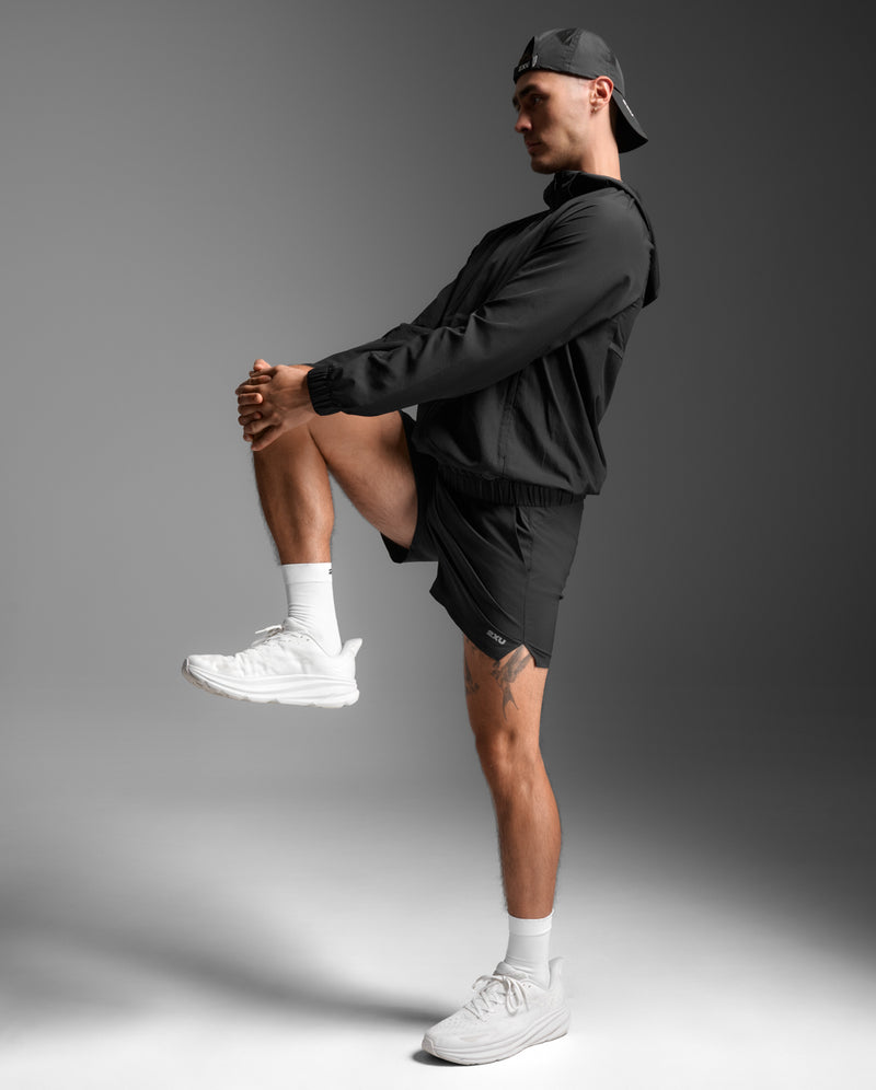 Aero Hex Windbreaker, Black/Black Reflective