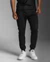 Commute Smooth Spacer Trackpants - Black/Black