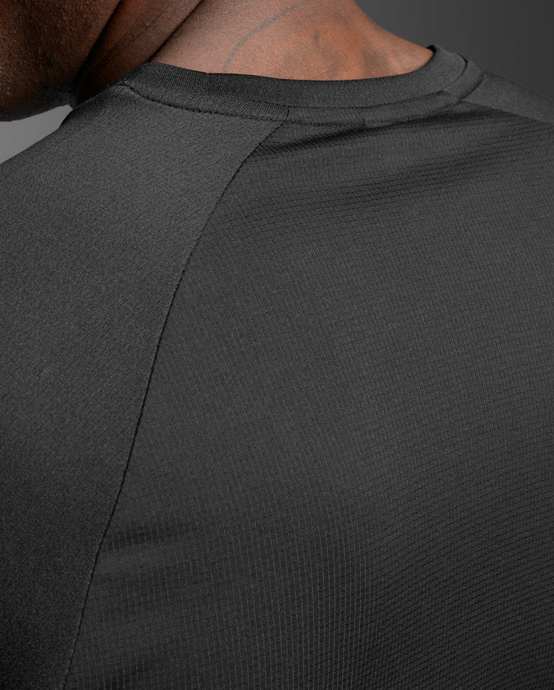 Aero Mesh Long Sleeve, Black/Silver Reflective