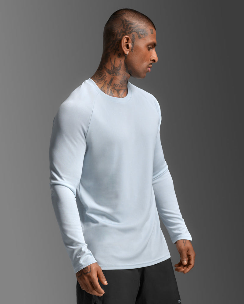 Aero Mesh Long Sleeve, Moonstone/Black Reflective
