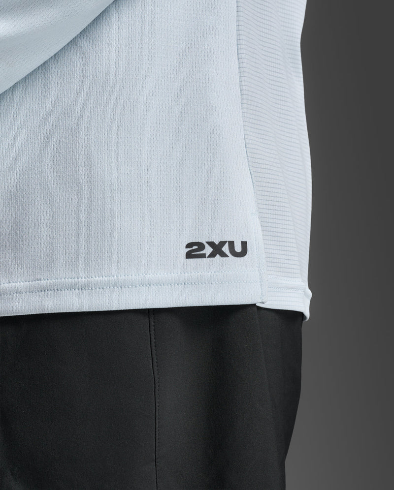 Aero Mesh Long Sleeve, Moonstone/Black Reflective