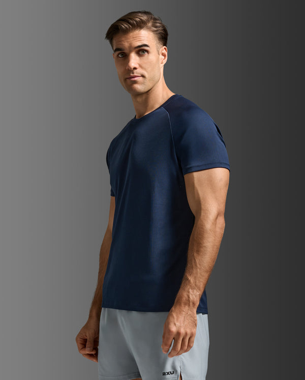 Aero Mesh Tee, Midnight/Silver Reflective