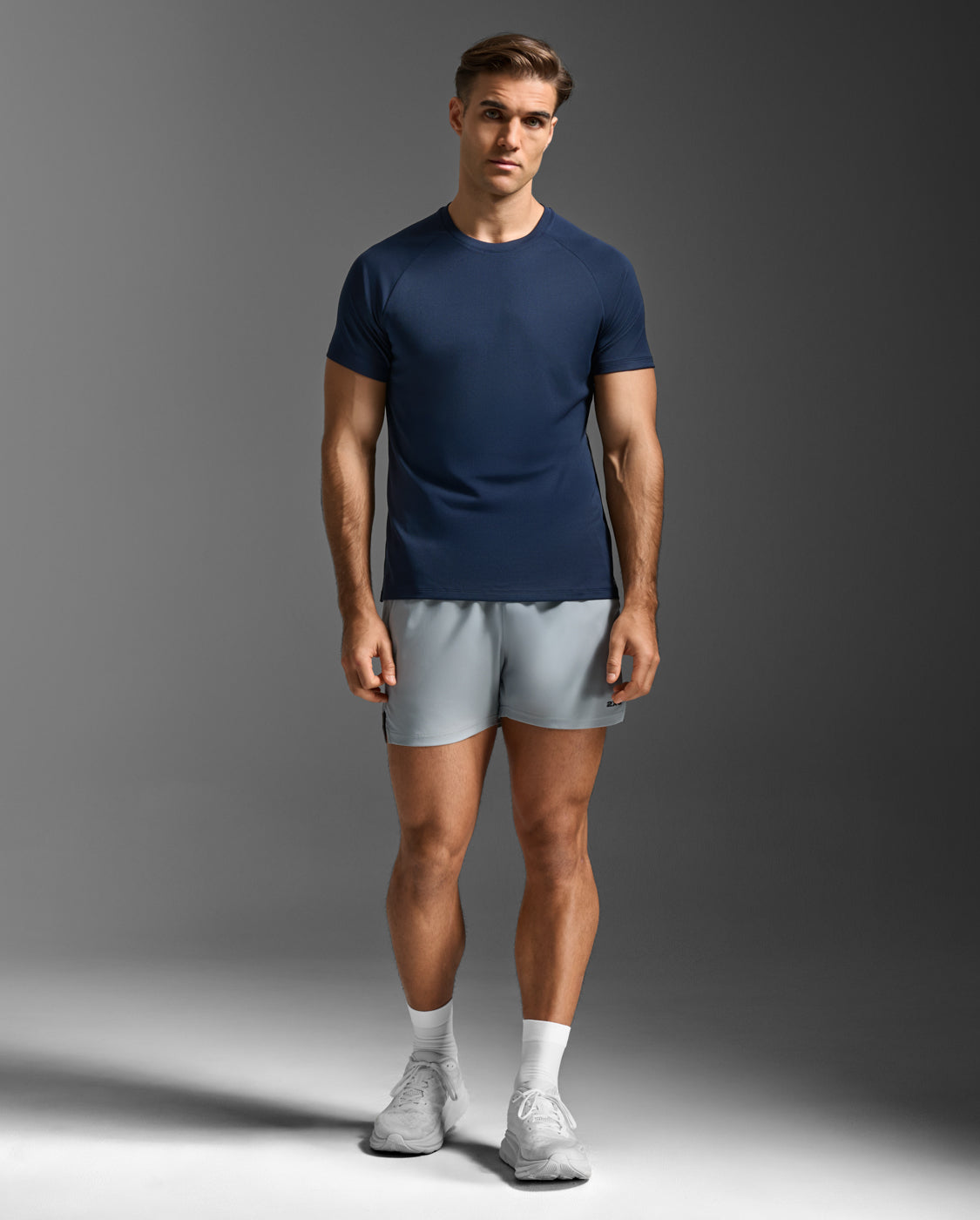 Aero Mesh Tee, Midnight/Silver Reflective