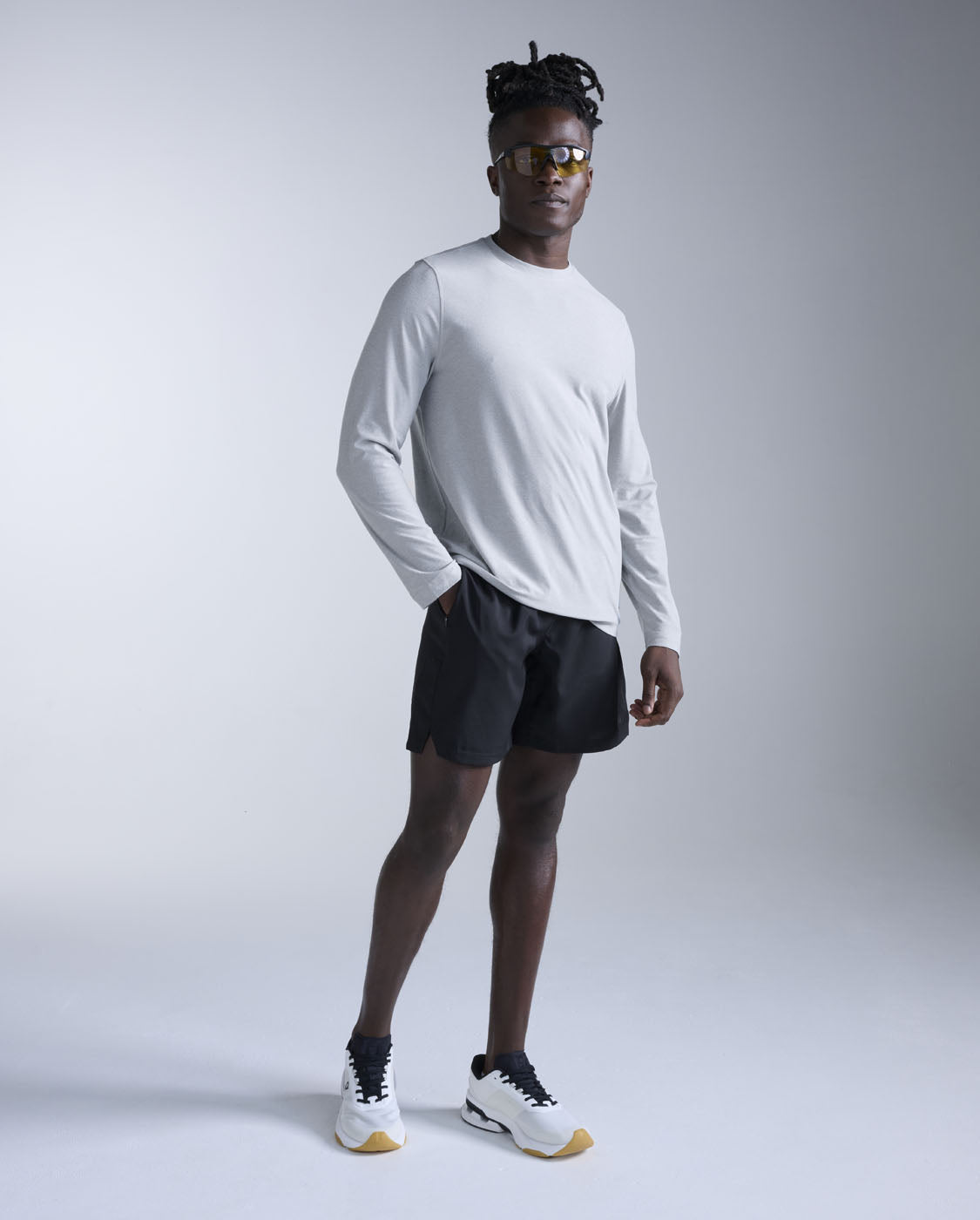 Motion 7 Inch Unlined Shorts, Black/Black