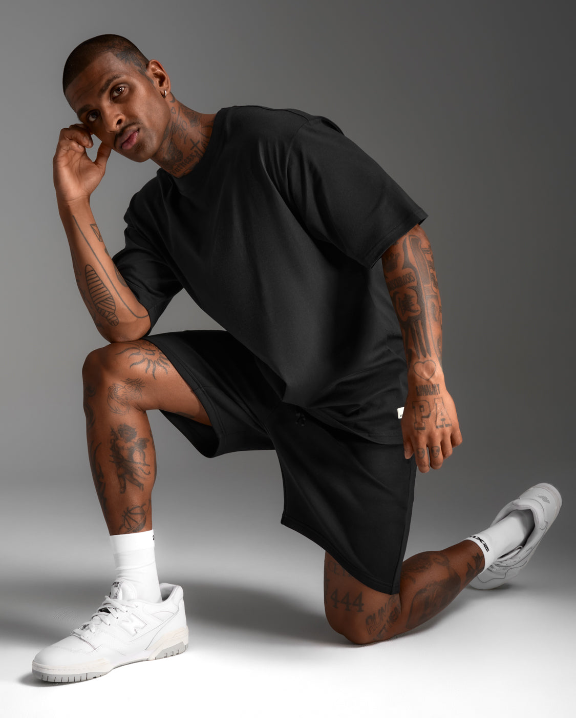 Commute Smooth Spacer Shorts, Black/Black