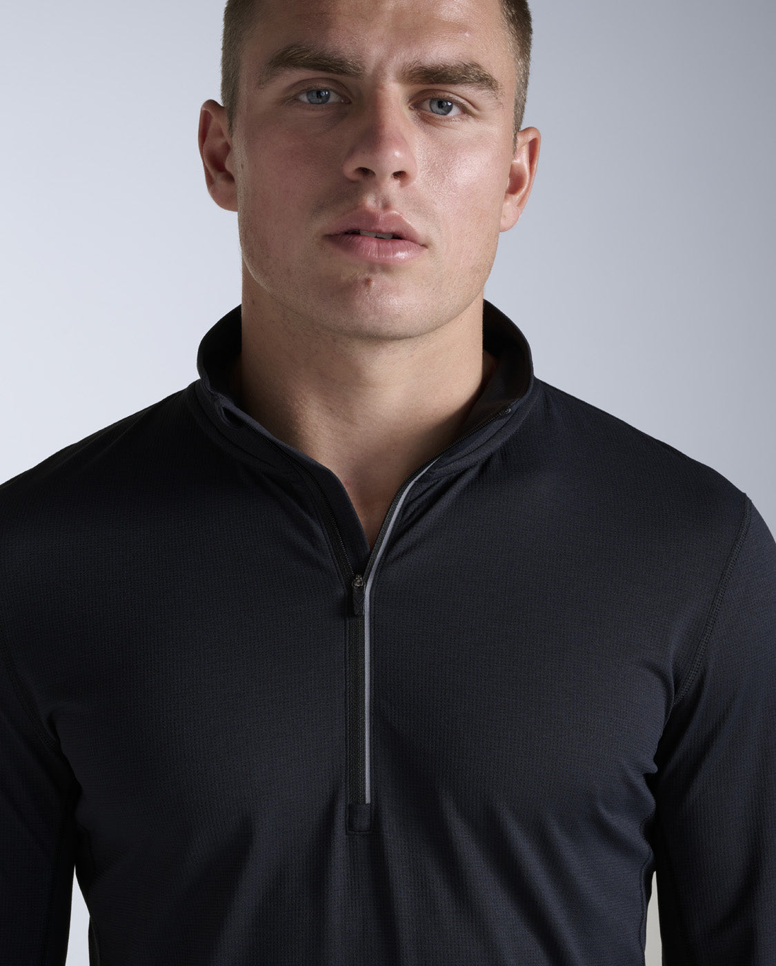 Aero Trail 1/2 Zip, Black/Silver Reflective
