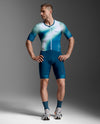 Aero Hex Sleeved Trisuit - JELLY MINT/MAJOL