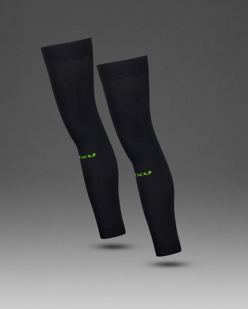 Recovery Fir Compression Leg Sleeves, Black/Nero