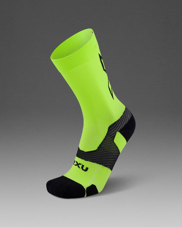 Vectr Light Cushion Crew Socks, Volt/Black X