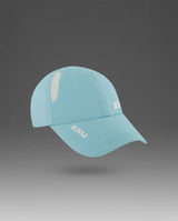 Run Cap, Retro Blue/White