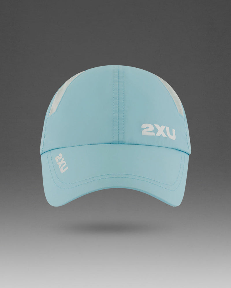 Run Cap, Retro Blue/White