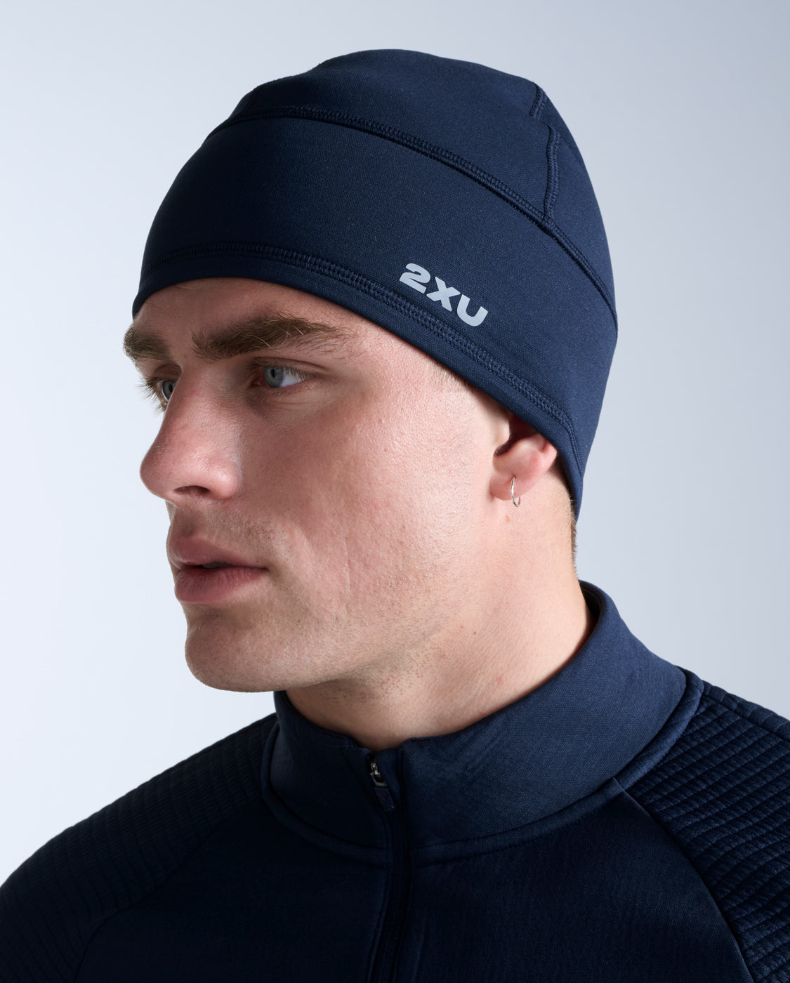 Ignition Haptic Beanie, Midnight/Silver Reflective